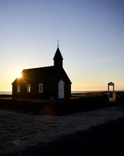 Buðakirkja, the Black Church