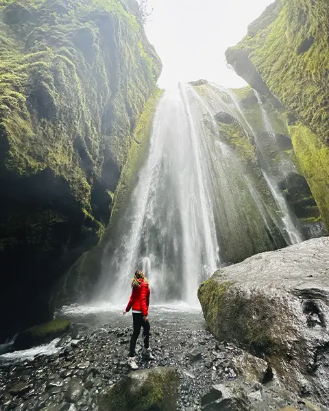 Gljúfrabúi Waterfall